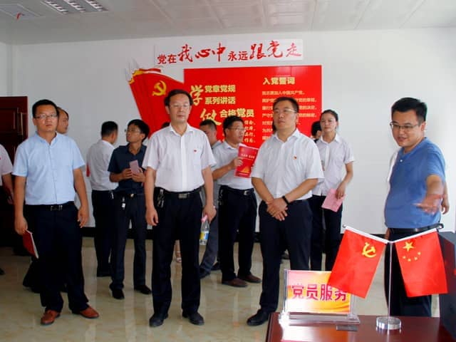 梁山縣委常委、組織部部長王建一行蒞臨天意機械調(diào)研