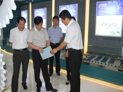 兗州區(qū)副區(qū)長劉曉林一行蒞臨天意機械指導(dǎo)工作！